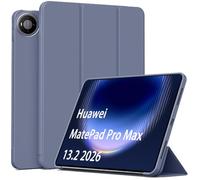 QJONSIU Case Compatible with Huawei MatePad Pro Max 13.2 2026, Stand Feature TPU Anti-scratch Protective, Ultra Thin Smart Cover Kickstand-Purple