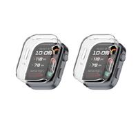 QJONSIU Case Compatible with Huawei Watch D2 with Built in Screen Protector, [2-Pack] [Anti-Scratch] Electroplated Soft TPU Thin Cover for Huawei Watch D2-Clear