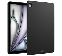 QJONSIU Case Compatible with iPad Air 7 13inch M3 2025, Shockproof Ultra-thin Soft TPU Protective Cover Anti-Slip-Black