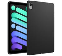 QJONSIU Case Compatible with iPad Mini 7 A17 Pro 2024, Shockproof Ultra-thin Soft TPU Protective Cover Anti-Slip-Black