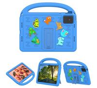 QJONSIU Case Compatible with Lenovo Tab M11, PC Anti-scratch Protective, Shockproof Kids Cover with Handle and Kickstand-Sky blue