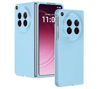 QJONSIU Case Compatible with Oppo Find N6, Anti-Scratch Ultra-thin Hard PC Protective Case, Fold Cover-Sky blue