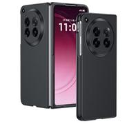 QJONSIU Case Compatible with Oppo Find N6, Anti-Scratch Ultra-thin Hard PC Protective Case, Fold Cover-Black