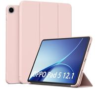 QJONSIU Case Compatible with OPPO Pad 5, Stand Feature TPU Anti-scratch Protective, Ultra Thin Smart Cover Kickstand-Pink