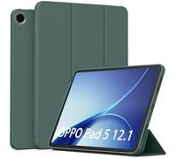 QJONSIU Case Compatible with OPPO Pad 5, Stand Feature TPU Anti-scratch Protective, Ultra Thin Smart Cover Kickstand-Green