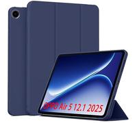 QJONSIU Case Compatible with OPPO Pad Air 5 12.1 2025, Stand Feature TPU Anti-scratch Protective, Ultra Thin Smart Cover Kickstand-Blue