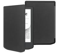 QJONSIU Case Compatible with Pocketbook Verse Lite/Verse Pro, Stand Feature Ultra Thin Smart Cover with Auto Sleep Wake, PU and PC Anti-scratch Protective Case-Black