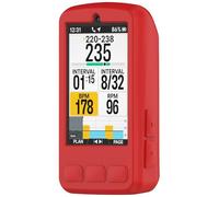 QJONSIU Case Compatible with Wahoo Elemnt Bolt 3/Bolt V3, Soft Silicone Protection Ultrathin, GPS Bike Accessories Cover Anti-scratch Tough-Red