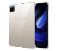 QJONSIU Case Compatible with Xiaomi Pad 6, Airbag Shockproof Protection, Ultra-thin Soft TPU HD Clear Cover-Transparent