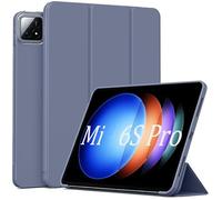 QJONSIU Case Compatible with Xiaomi Pad 6S Pro 12.4, Stand Feature TPU Anti-scratch Protective, Ultra Thin Smart Cover Kickstand-Purple