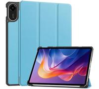 QJONSIU Case Compatible with Xiaomi Redmi Pad 2 2025, Stand Feature Ultra Thin Smart Cover with Auto Sleep Wake, PU and PC Anti-scratch Protective Case-Sky blue