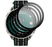 QJONSIU Compatible with 4 Pack Amazfit Cheetah 2 Ultra Protective Film, Full Coverage, HD Composite Thin Film, Free bending, Anti-Scratch-Black edge