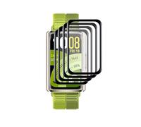 QJONSIU Compatible with 4 Pack Huawei Band 11 Pro Protective Film, Full Coverage, HD Composite Thin Film, Free bending, Anti-Scratch-Black edge