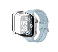 QJONSIU Compatible with 4 Pack Huawei Watch Fit 5 Pro Protective Film, Full Coverage, HD Composite Thin Film, Free bending, Anti-Scratch-Black edge