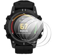 QJONSIU Compatible with Garmin Descent G2 Screen Protector, 4 Pack HD Clear Tempered Glass Protective Film, 9H Hardness Anti-Scratch, Bubble Free