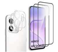 QJONSIU Compatible with Honor 600 Smart Protection film, 2 Pack Full Screen Protective Film, 2 Pack HD Clear Tempered Glass Camera Protection Film, Anti-Scratch