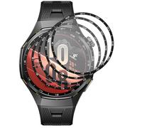 QJONSIU Compatible with Huawei Watch GT 7 Pro 46mm 4 Pack Protective Film, Full Coverage, HD Composite Thin Film, Anti-Scratch, Free Bending