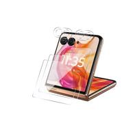QJONSIU Compatible with Motorola Razr 60 Protection film, 2 Pack Screen Protective Film, 2 Pack HD Clear Tempered Glass Camera Protection Film, Anti-Scratch