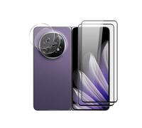 QJONSIU Compatible with Oppo Find N5 Protection film, [2 Pack] Full Screen Protective Film, [2 Pack] HD Clear Tempered Glass Camera Protection Film, [Anti-Scratch]