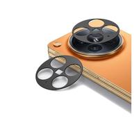 QJONSIU Compatible with Oppo Find N6 Lens Protector, 2 Pack Aluminum Alloy Metal Camera Lens Protection, Anti-Scratch-Black
