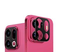 QJONSIU Compatible with Oppo Find X9 Pro Lens Protector, 2 Pack Aluminum Alloy Metal Camera Lens Protection, Anti-Scratch-Black