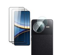 QJONSIU Compatible with Xiaomi Poco F7 Pro Protection film, [2 Pack] Full Screen Protective Film, [2 Pack] HD Clear Tempered Glass Camera Protection Film, [Anti-Scratch]