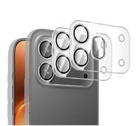 QJONSIU Lens Protector Compatible with Honor 600 Pro, 2 Pack HD Tempered Glass Camera Protective Film, Aluminum Alloy Lens Cover, Anti Scratch-Silver