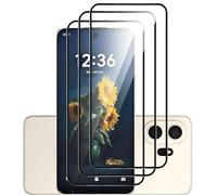 QJONSIU Screen Protector Compatible with TCL NxtPaper 70 Pro, 3 Pack HD Tempered Glass Screen Protector, Fullscreen Protection, Scratch Resistant No Bubble