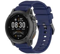 QJONSIU Silicone Strap Compatible with COROS NOMAD, Breathable Sport Replacement Strap, Soft and Skin-friendly, Tang Buckle Design-Blue