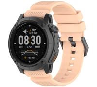 QJONSIU Silicone Strap Compatible with COROS NOMAD, Breathable Sport Replacement Strap, Soft and Skin-friendly, Tang Buckle Design-Pink
