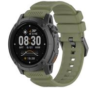 QJONSIU Silicone Strap Compatible with COROS NOMAD, Breathable Sport Replacement Strap, Soft and Skin-friendly, Tang Buckle Design-Green