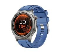 QJONSIU Silicone Strap Compatible with Oneplus Watch 4 47mm, Breathable Sport Replacement Strap, Soft and Skin-friendly, Tang Buckle Design-Blue