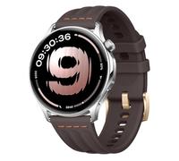 QJONSIU Silicone Strap Compatible with OnePlus Watch Lite, Breathable Sport Replacement Strap, Soft and Skin-friendly, Tang Buckle Design-Brown
