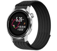 QJONSIU Strap Compatible with COROS Apex 46mm, Soft Breathable Sturdy Nylon Adjustable Replacement Band-black