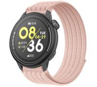 QJONSIU Strap Compatible with COROS Pace 3, Soft Breathable Sturdy Nylon Adjustable Replacement Band-pink