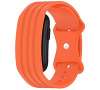 QJONSIU Strap Compatible with Garmin CIRQA, Soft Silicone Breathable Sport Replacement Band, Adjustable-Orange