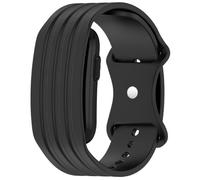 QJONSIU Strap Compatible with Garmin CIRQA, Soft Silicone Breathable Sport Replacement Band, Adjustable-Black