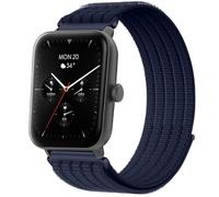QJONSIU Strap Compatible with Hama Smartwatch 6010, Soft Breathable Sturdy Nylon Adjustable Replacement Band-blue