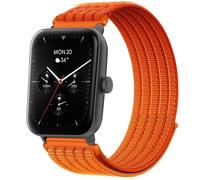 QJONSIU Strap Compatible with Hama Smartwatch 6010, Soft Breathable Sturdy Nylon Adjustable Replacement Band-orange