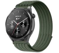 QJONSIU Strap Compatible with Hama Smartwatch 9000, Soft Breathable Sturdy Nylon Adjustable Replacement Band-green