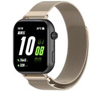 QJONSIU Strap Compatible with Honor Choice Watch 2i, Stainless Steel Metal Replacement Mesh Band, Adjustable Magnetic Clasp-Starlight