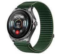 QJONSIU Strap Compatible with Huawei Watch Buds 2, Flexible Breathable Nylon Sport Replacement Band for All-Day Daily Use-Green