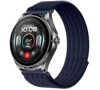 QJONSIU Strap Compatible with Huawei Watch Buds 2, Soft Breathable Sturdy Nylon Adjustable Replacement Band-blue