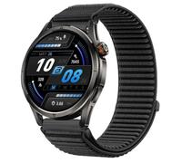 QJONSIU Strap Compatible with Kospet Magic R10, Flexible Breathable Nylon Sport Replacement Band for All-Day Daily Use-Black