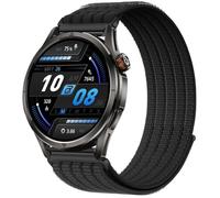 QJONSIU Strap Compatible with Kospet Magic R10, Soft Breathable Sturdy Nylon Adjustable Replacement Band-black