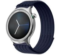QJONSIU Strap Compatible with Motorola Moto Watch 2026, Soft Breathable Sturdy Nylon Adjustable Replacement Band-blue