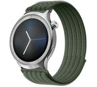 QJONSIU Strap Compatible with Motorola Moto Watch 2026, Soft Breathable Sturdy Nylon Adjustable Replacement Band-green