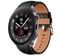 QJONSIU Strap Compatible with OnePlus Watch 2, Breathable Soft Leather Watch Replacement Band, Tang Buckle Design