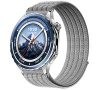 QJONSIU Strap Compatible with OnePlus Watch 3, Soft Breathable Sturdy Nylon Adjustable Replacement Band-gray
