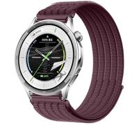 QJONSIU Strap Compatible with OPPO Watch S, Soft Breathable Sturdy Nylon Adjustable Replacement Band-purple